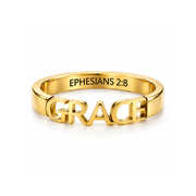 GRACE Ring in Gold, Silver & Rose Gold