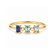 Shades of Blue Ring