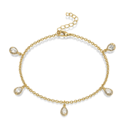 New Day, No More Tears Bracelet in Gold & Silver