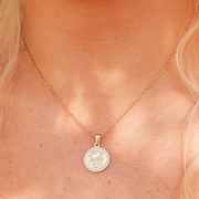 'Women at the Well' Necklace in Gold & Silver (LAST ONE)