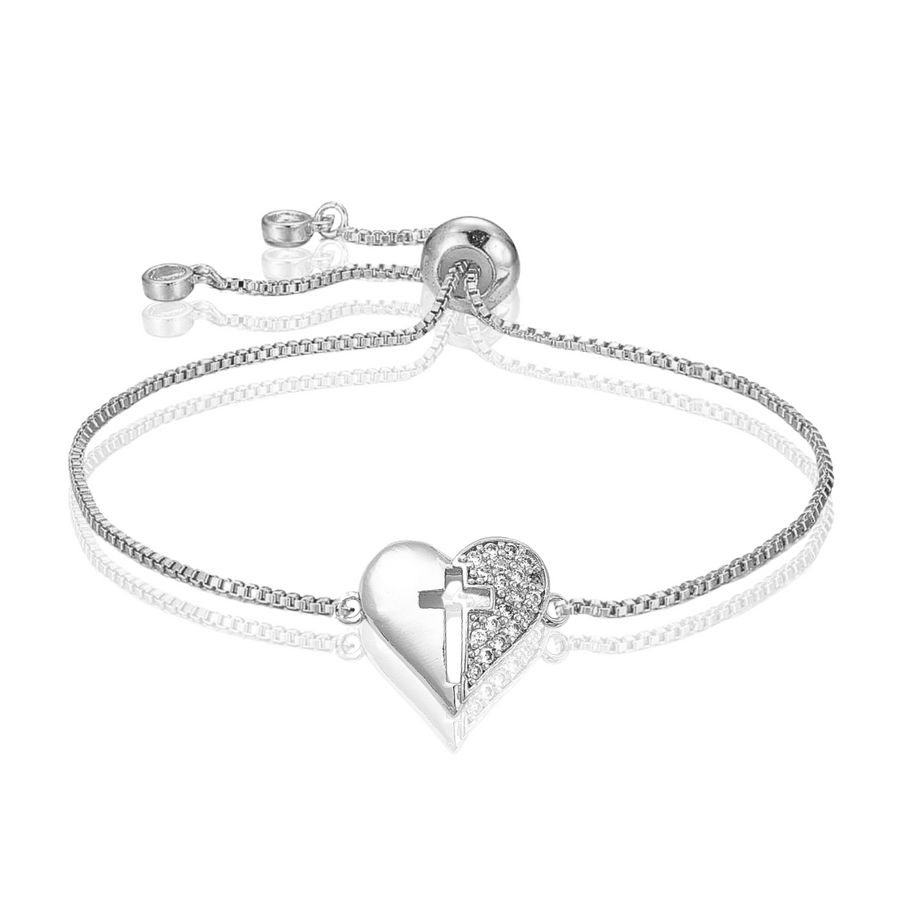 Abundant Love Adjustable Bracelet in Gold and Silver