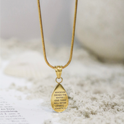 Living Water Drop Necklace in Gold & Silver