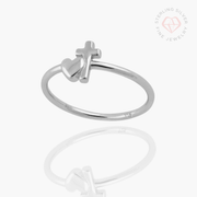 Steadfast Love Ring- Sterling Silver