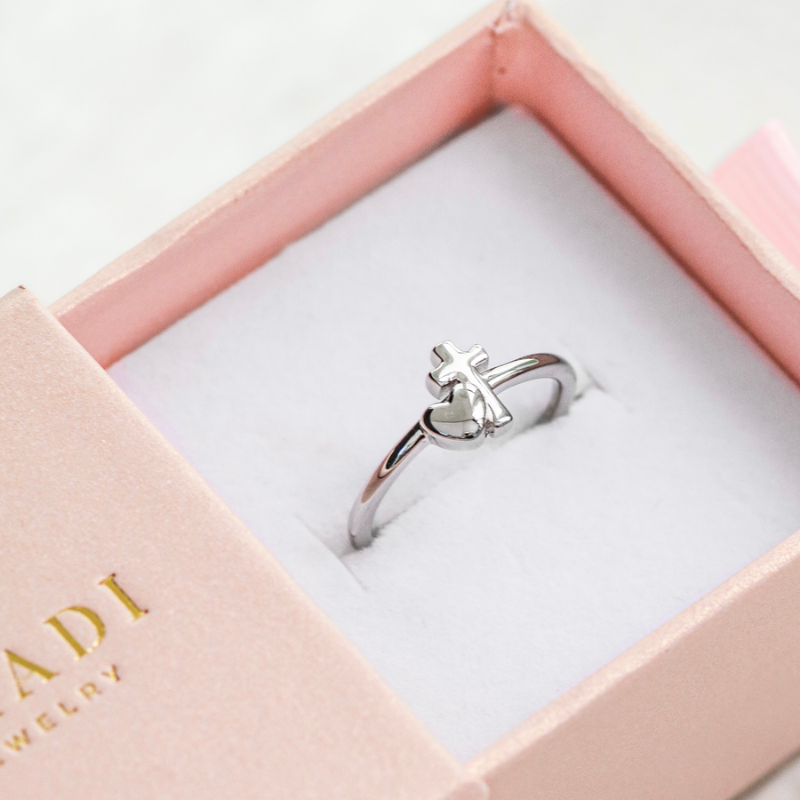 Steadfast Love Ring- Sterling Silver