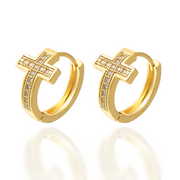 Light of Love Hoops in Gold