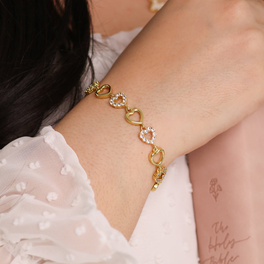 Always Loved Heart Bracelet