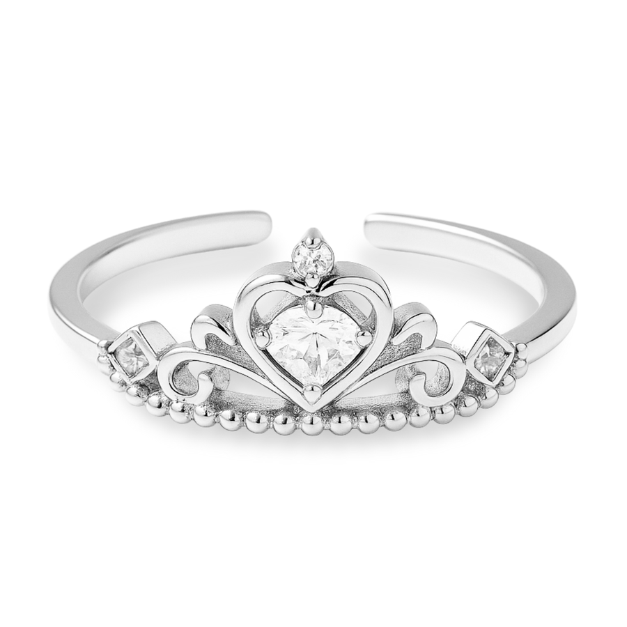 Glory & Honor Tiara Adjustable Ring in Gold & Silver