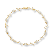 Abiding Vine Necklace in Gold & Silver