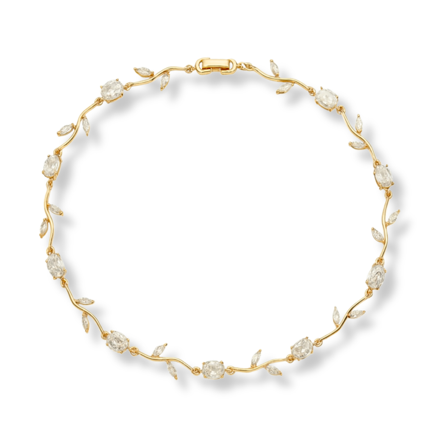 Abiding Vine Necklace in Gold & Silver
