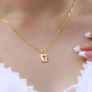 Cross of Refuge Necklace in Gold