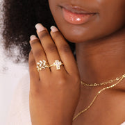 Olive Leaf Promise Ring