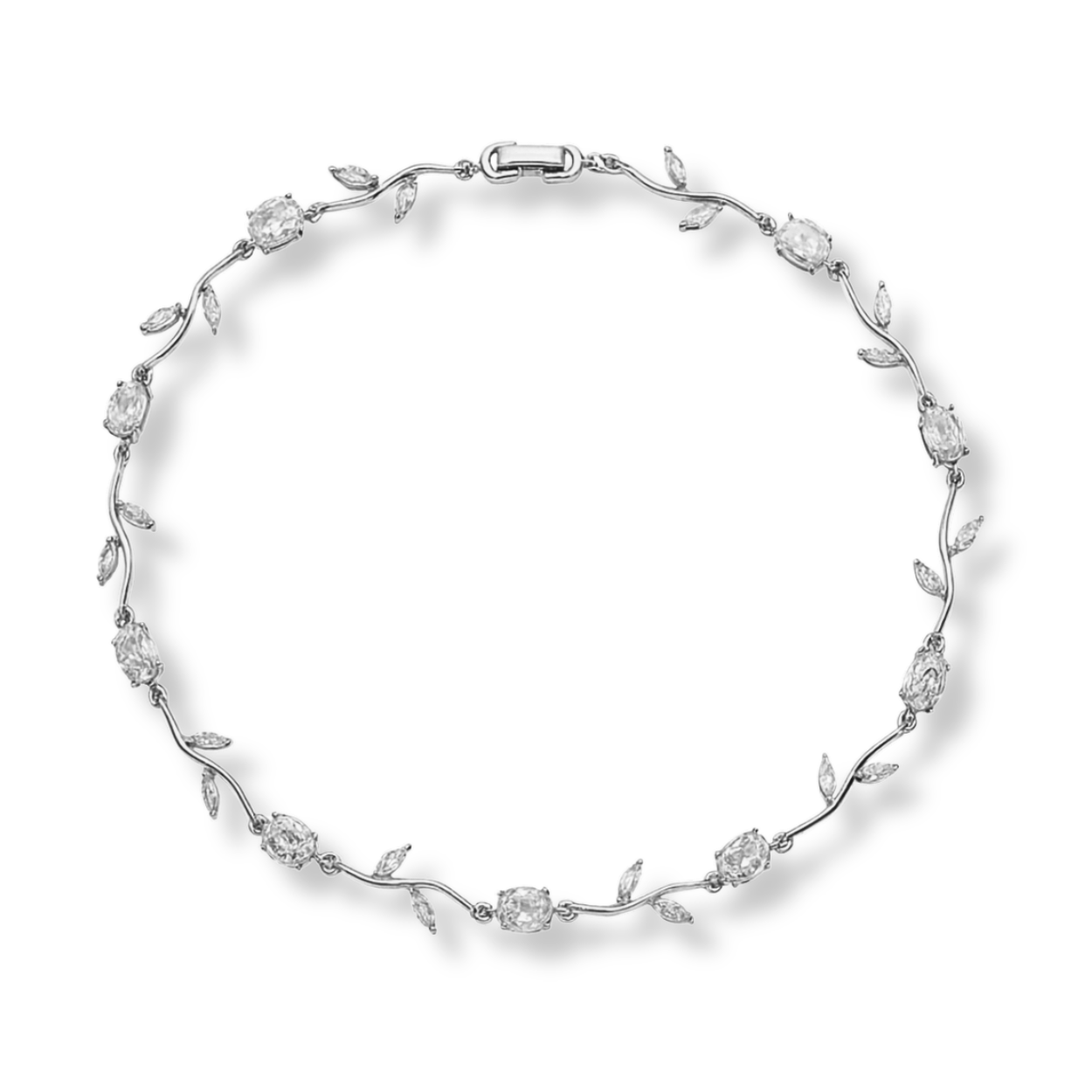 Abiding Vine Necklace in Gold & Silver