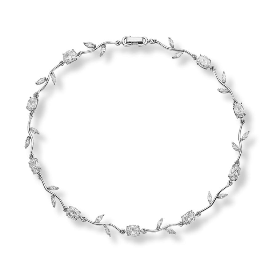 Abiding Vine Necklace in Gold & Silver