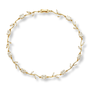Abiding Vine Necklace in Gold & Silver
