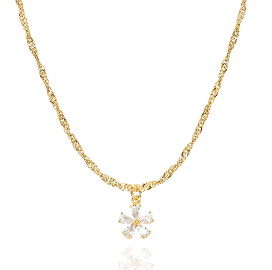 Blossom Necklace in Gold and Silver