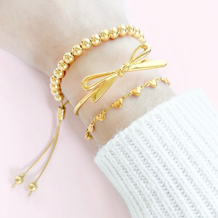 Golden Gleam Adjustable Bracelet