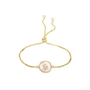 Unconditional Grace Adjustable Bracelet in Gold and Silver