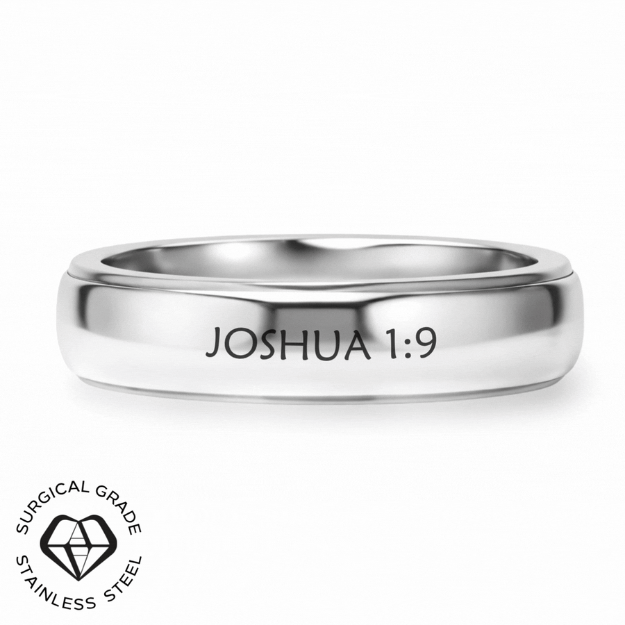 Mens Band Engraved Ring