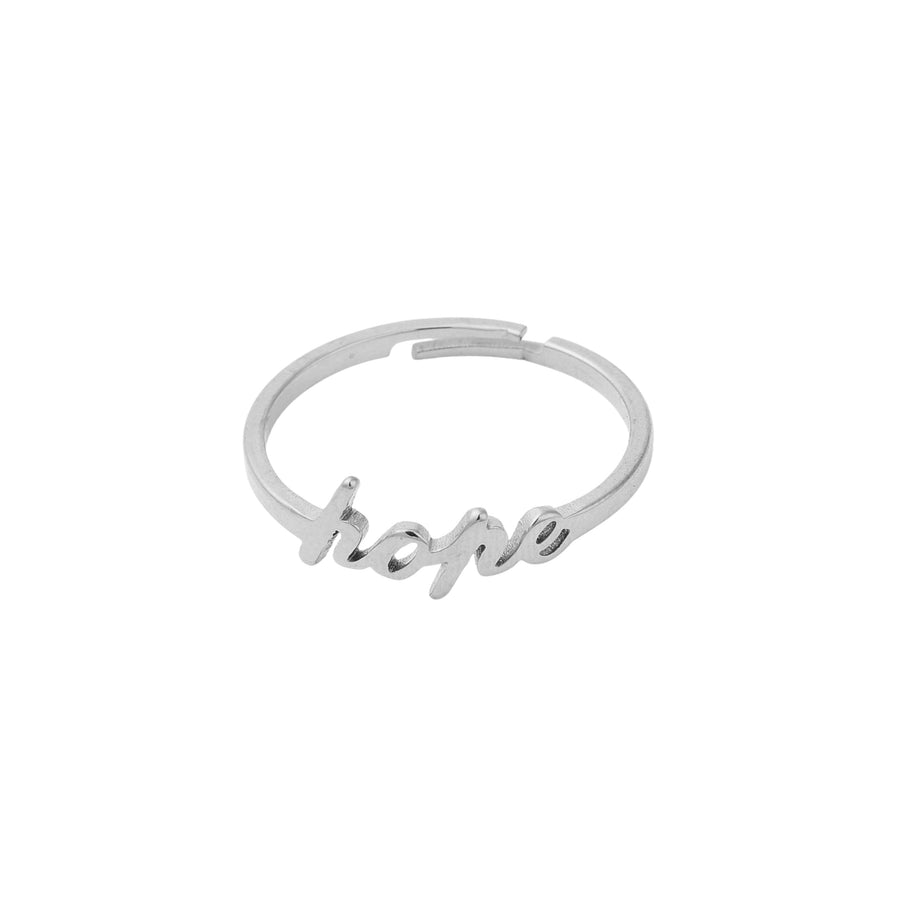 Everlasting Hope Adjustable Ring Gold and Silver