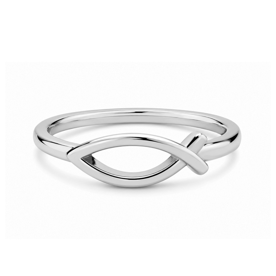 Jesus Ichthys Stainless Steel Ring