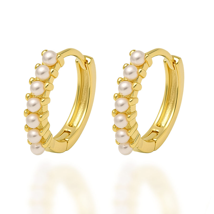 Mini Pearly Hoops