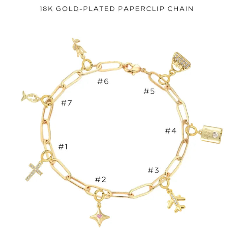 Charm Bracelet with Assorted Charms - Customer's Product with price 78.00