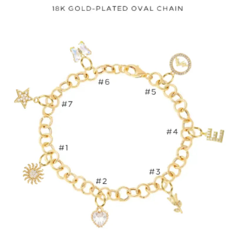 Charm Bracelet with Assorted Charms - Customer's Product with price 50.00
