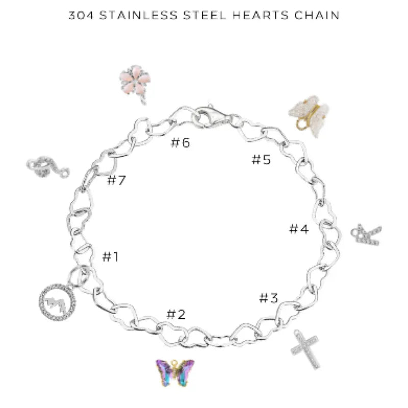 Charm Bracelet with Assorted Charms - Customer's Product with price 54.00