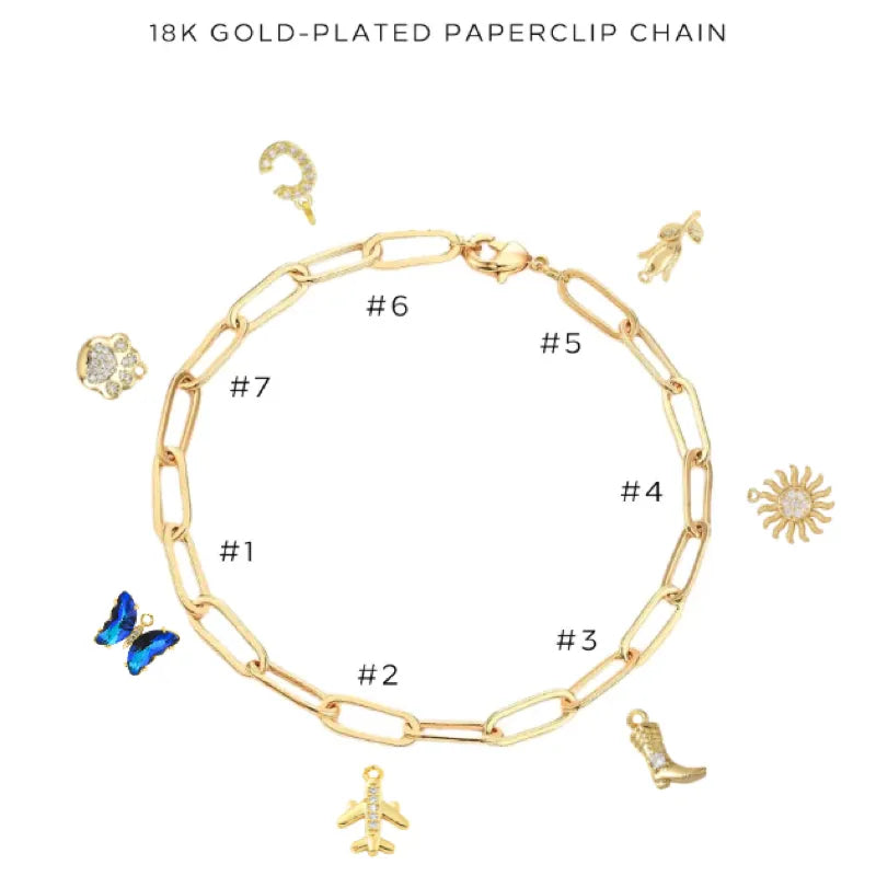 Charm Bracelet with Assorted Charms - Customer's Product with price 50.00