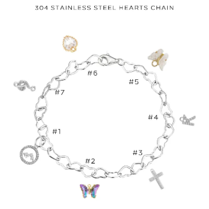 Charm Bracelet with Assorted Charms - Customer's Product with price 54.00