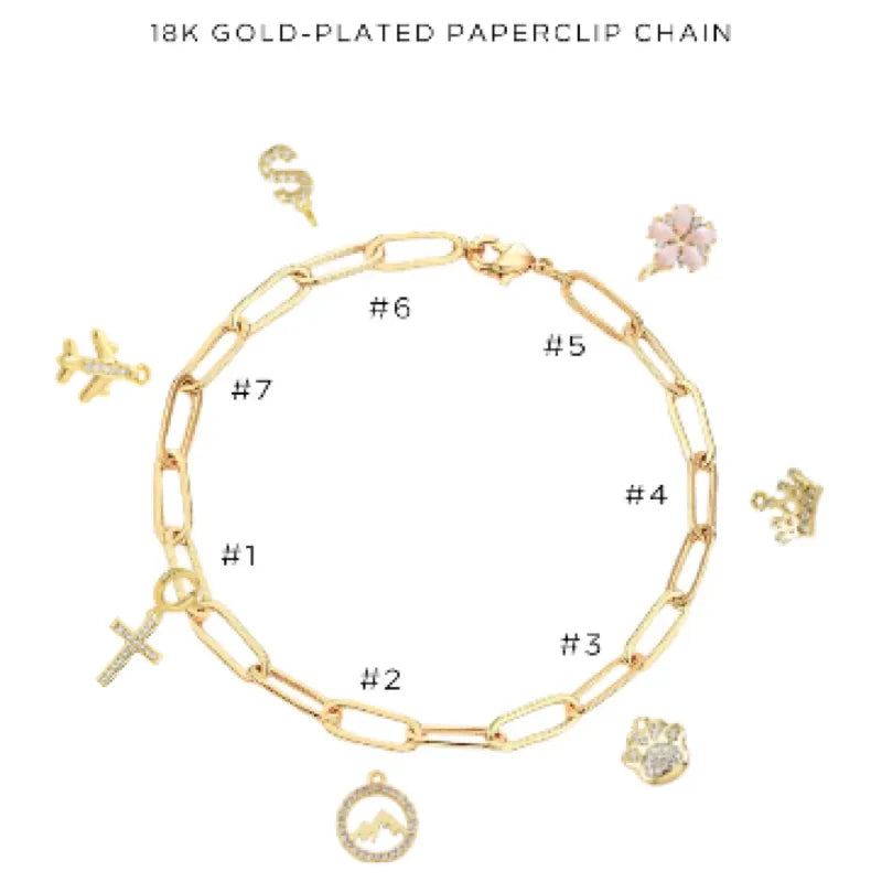 Charm Bracelet with Assorted Charms - Customer's Product with price 54.00