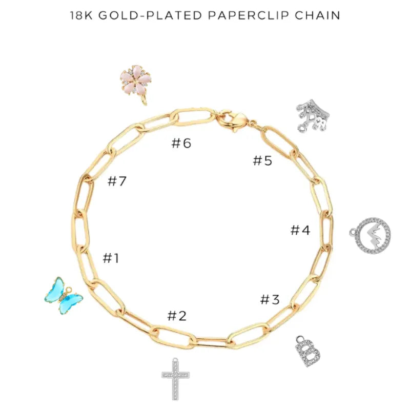 Charm Bracelet with Assorted Charms - Customer's Product with price 46.00