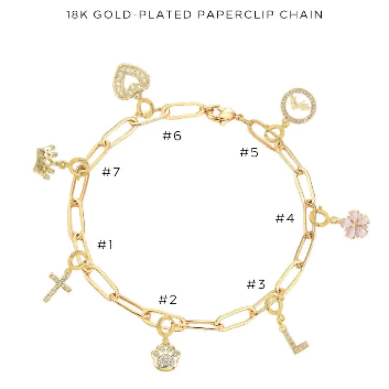 Charm Bracelet with Assorted Charms - Customer's Product with price 78.00