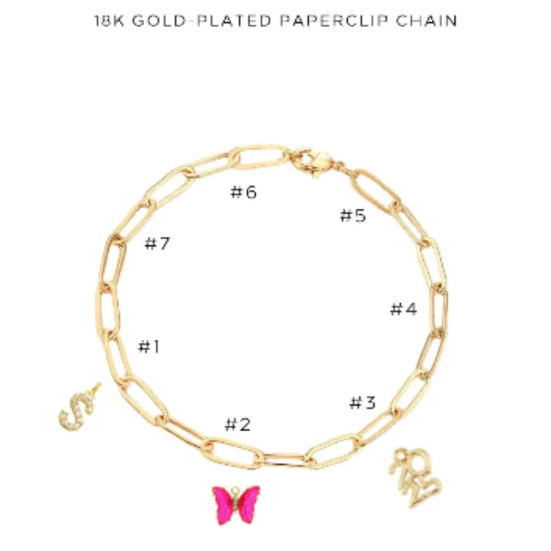 Charm Bracelet with Assorted Charms - Customer's Product with price 34.00