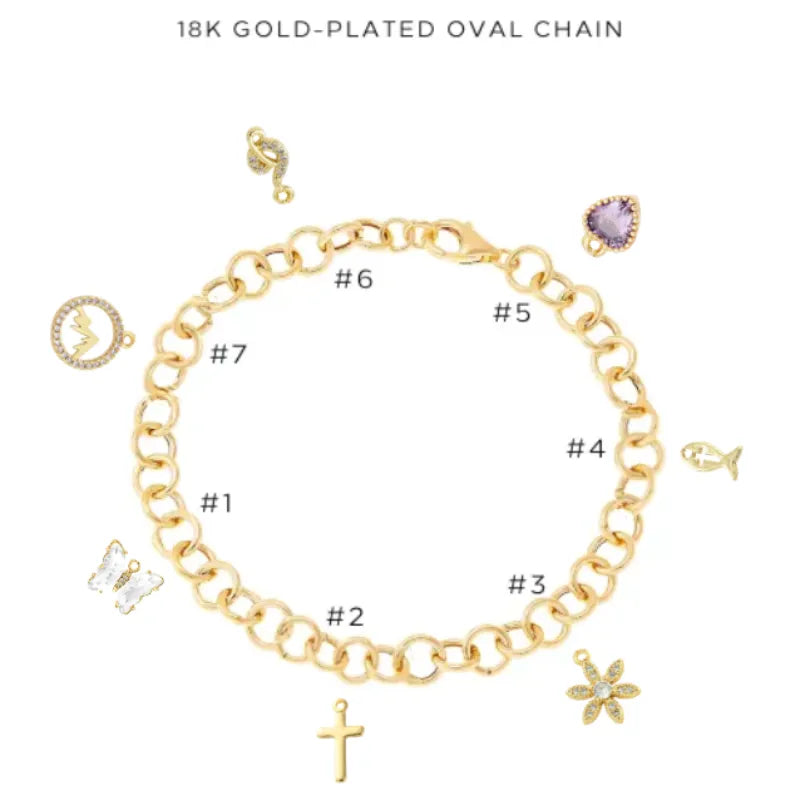 Charm Bracelet with Assorted Charms - Customer's Product with price 50.00