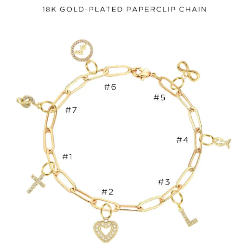 Charm Bracelet with Assorted Charms - Customer's Product with price 50.00