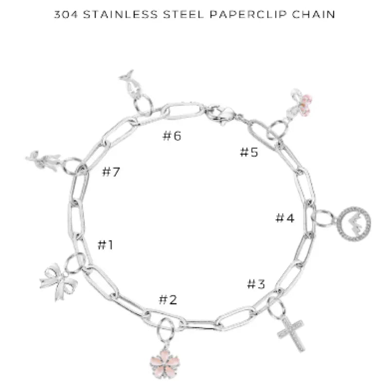 Charm Bracelet with Assorted Charms - Customer's Product with price 54.00