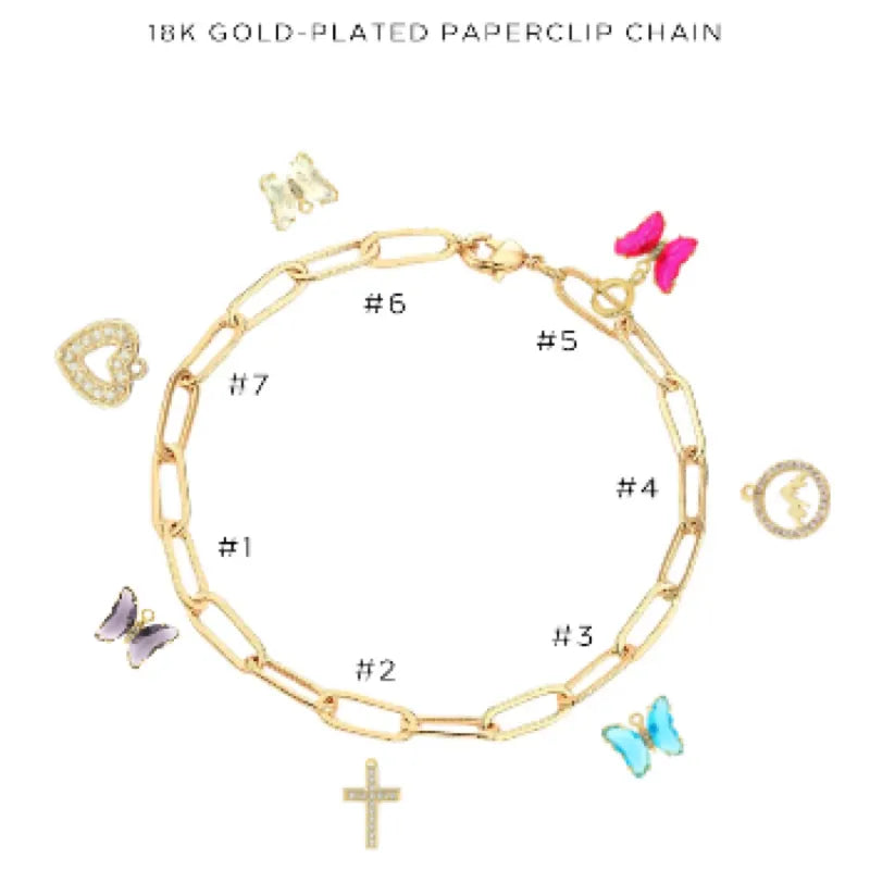 Charm Bracelet with Assorted Charms - Customer's Product with price 54.00