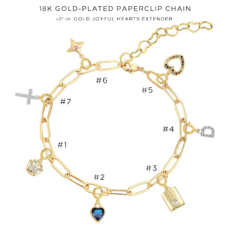 Charm Bracelet with Assorted Charms - Customer's Product with price 80.00