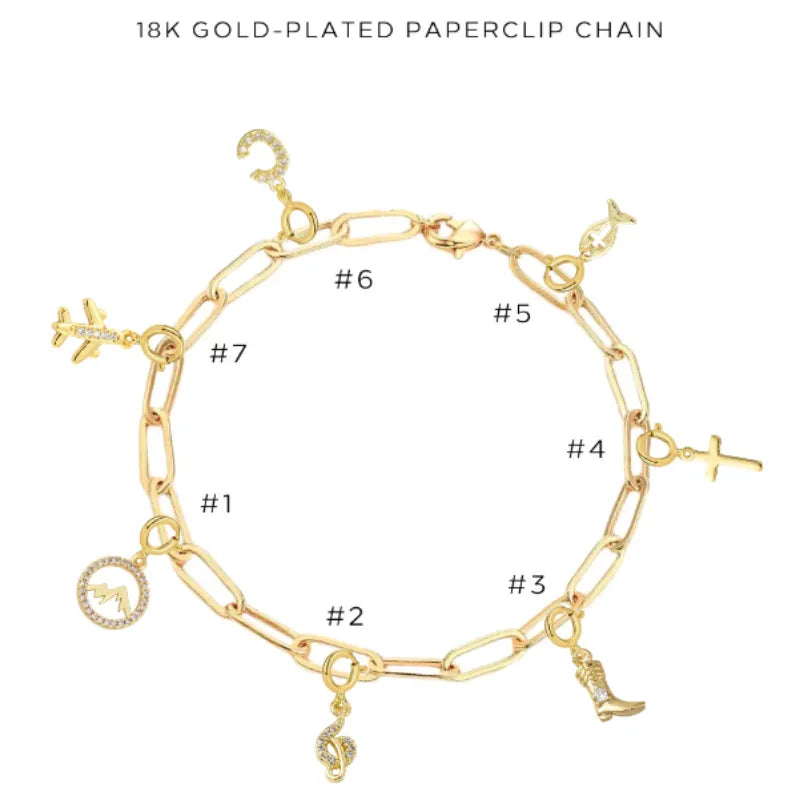 Charm Bracelet with Assorted Charms - Customer's Product with price 78.00