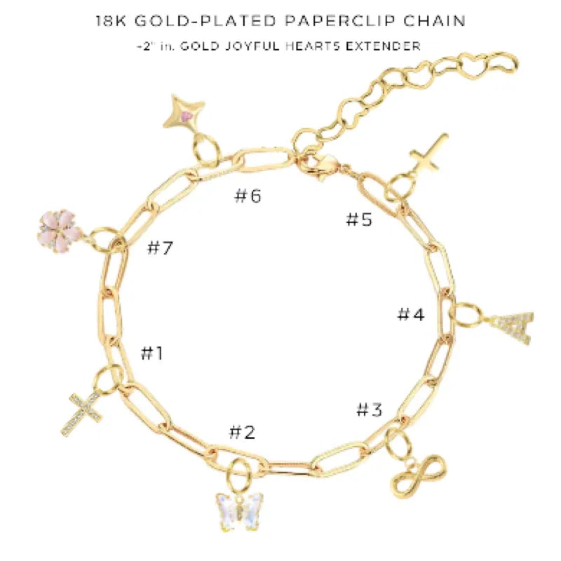 Charm Bracelet with Assorted Charms - Customer's Product with price 56.00