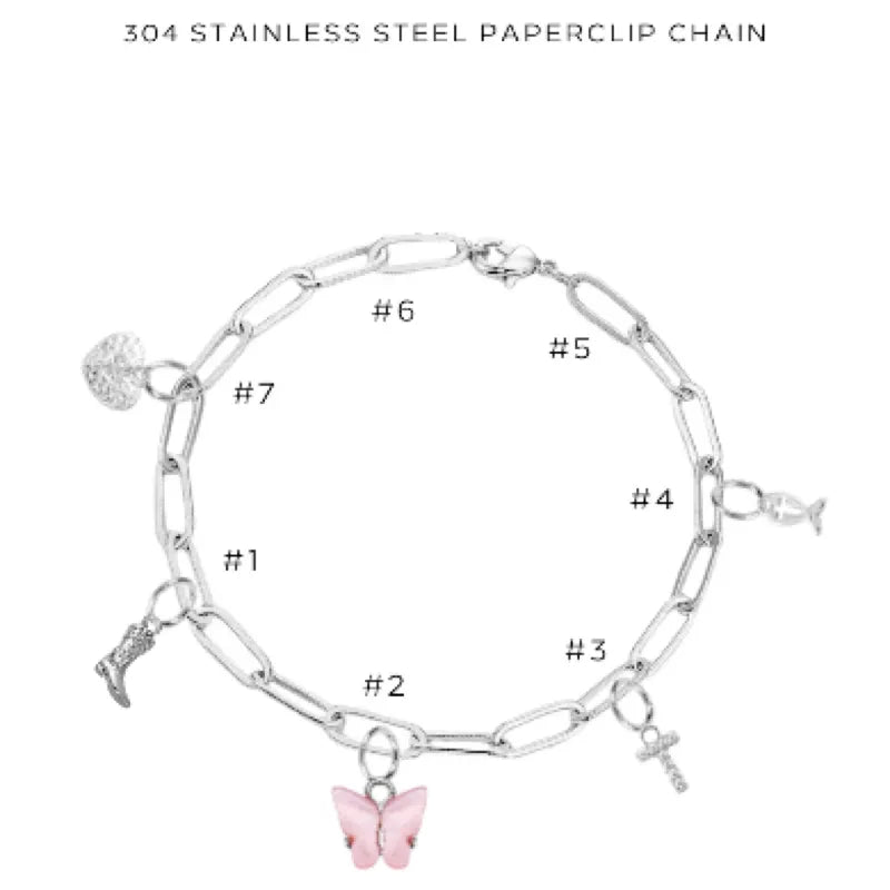 Charm Bracelet with Assorted Charms - Customer's Product with price 46.00