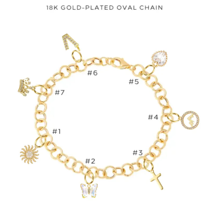 Charm Bracelet with Assorted Charms - Customer's Product with price 50.00