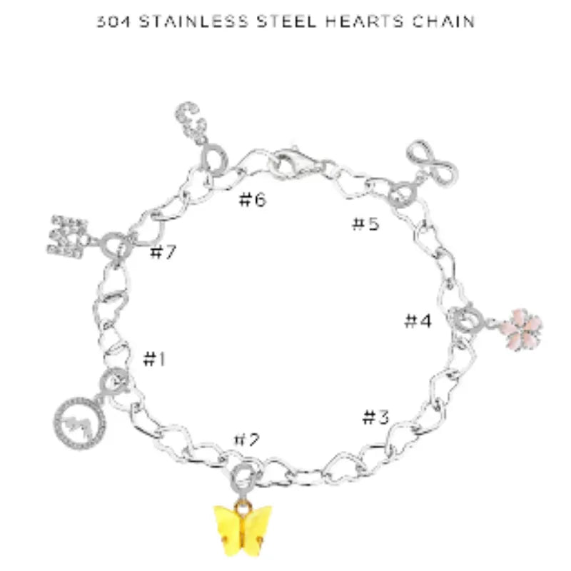 Charm Bracelet with Assorted Charms - Customer's Product with price 74.00