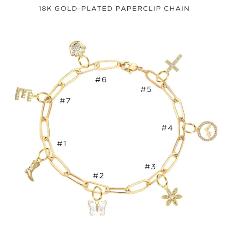 Charm Bracelet with Assorted Charms - Customer's Product with price 50.00