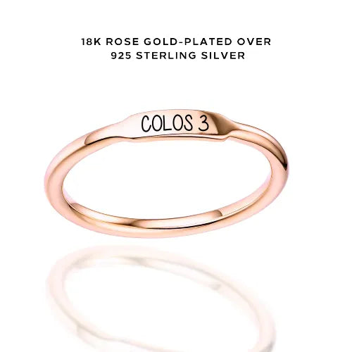Engraved Thin Band Ring - Customer's Product with price 45.00