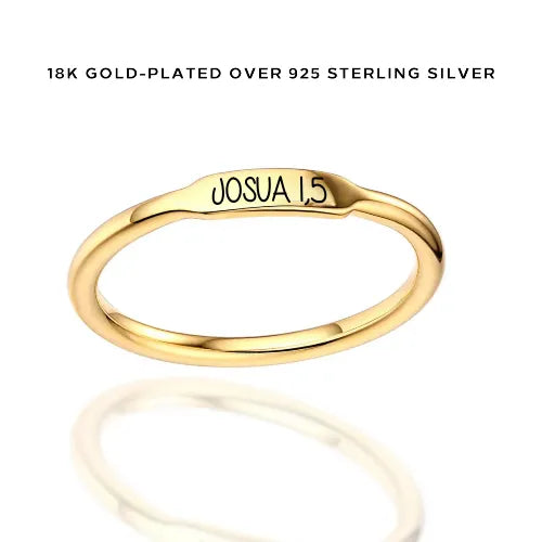 Engraved Thin Band Ring - Customer's Product with price 45.00