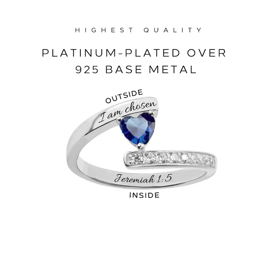 Engraved Interlaced Heart Ring - Customer's Product with price 48.00
