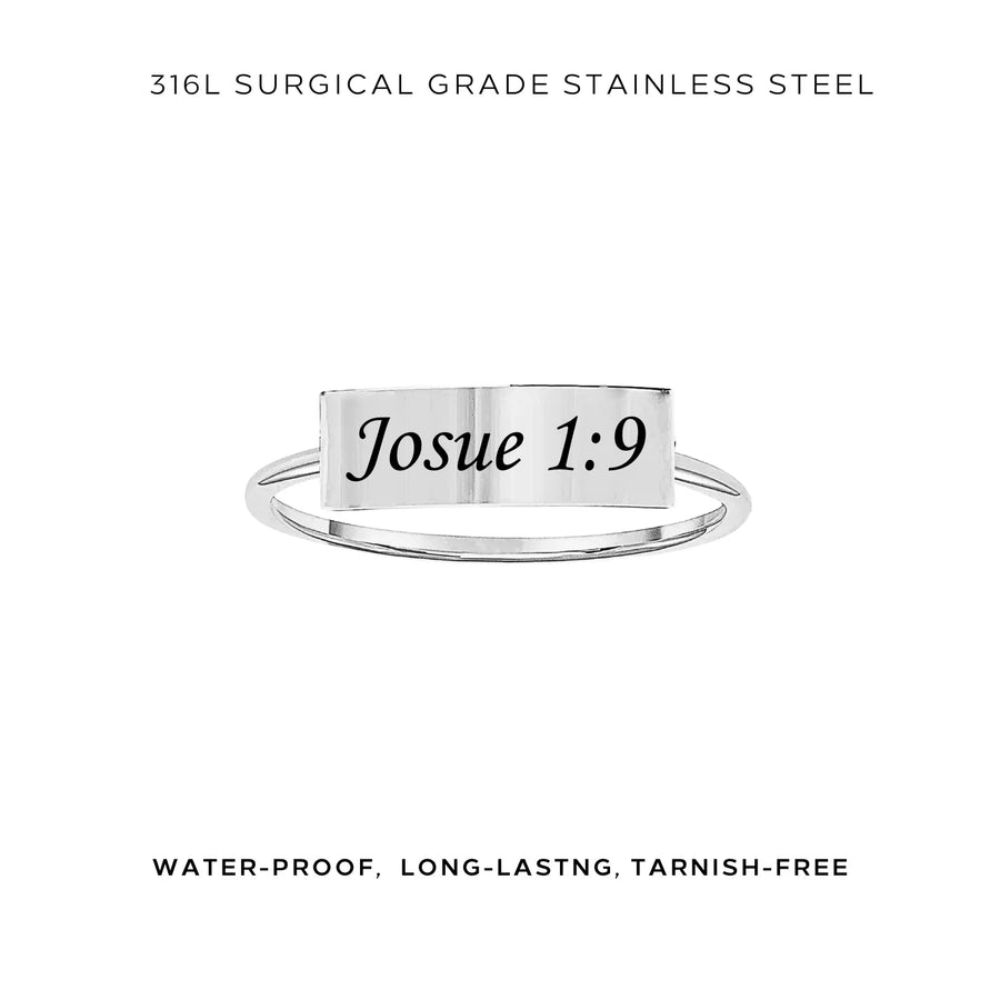 Engraved Rectangle Bar Ring - Customer's Product with price 40.00
