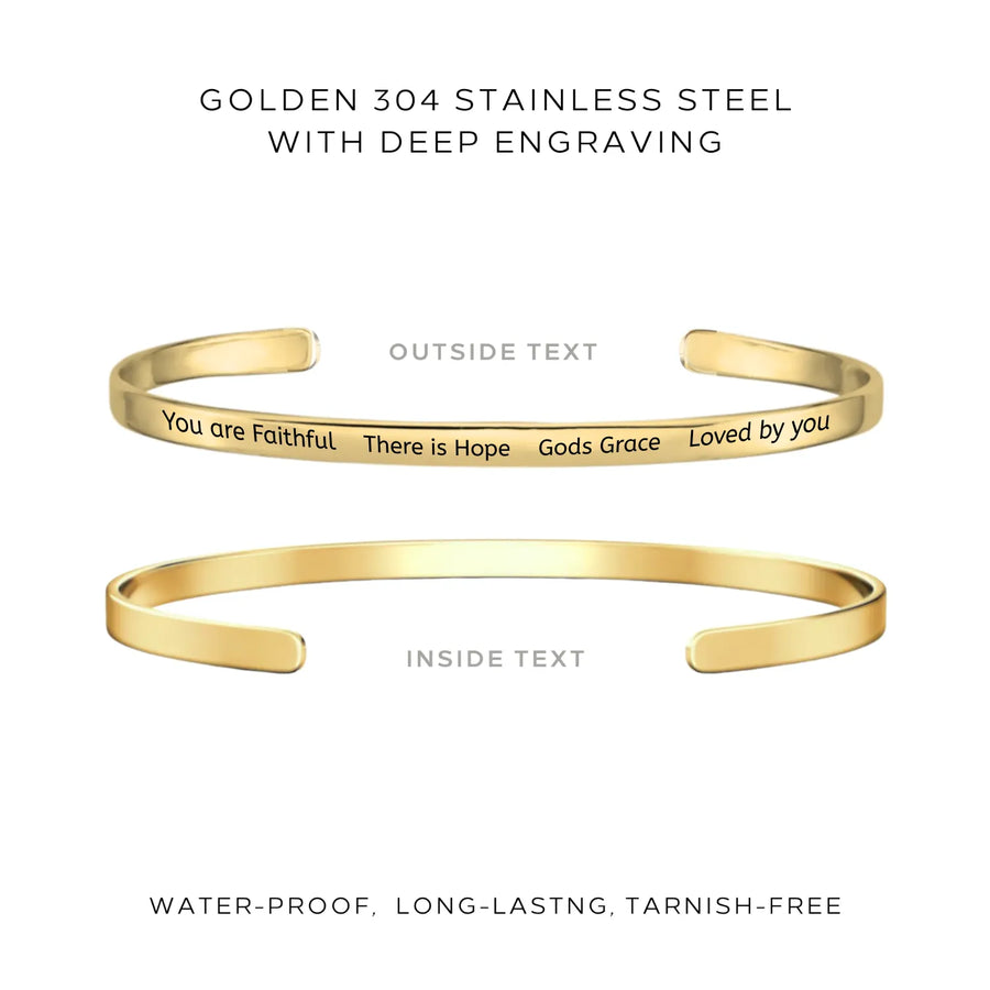 Engraved Bangle - Customer's Product with price 48.00